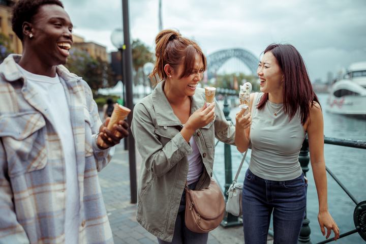 Friends on Sydney Harbour